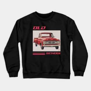 Old School Car Crewneck Sweatshirt